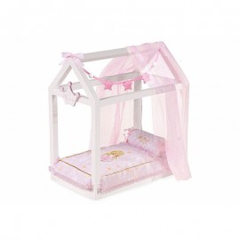 Doll bed Maria with baldachin